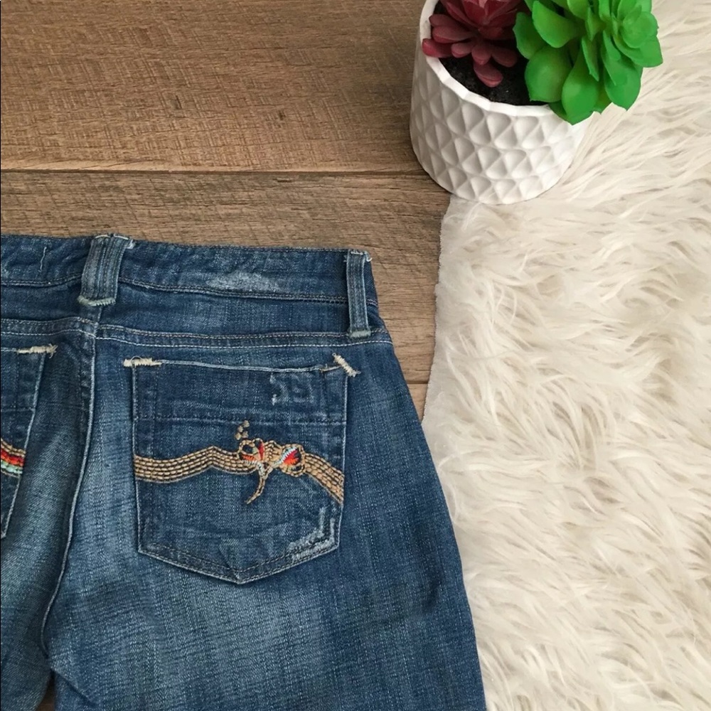 Joe's 1971 embroidered distressed jeans size 27